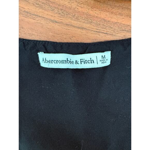 Abercrombie & Fitch Linen Square Neck Tank Top Size Medium - Picture 2 of 4